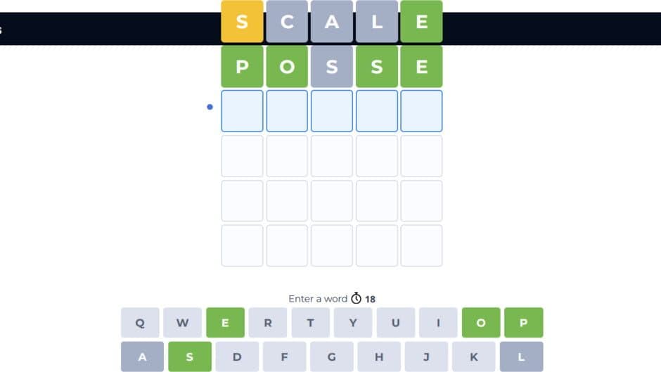 Victordle screenshot