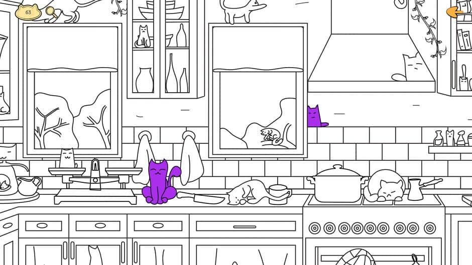 House Filled With Cats screenshot