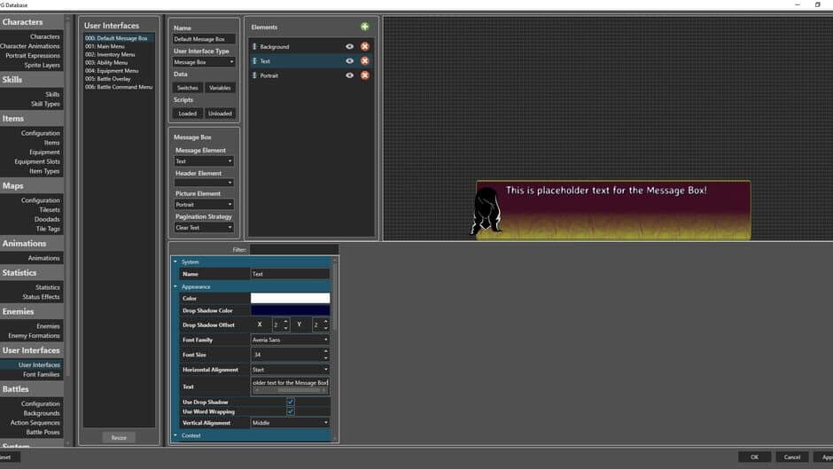RPG Architect screenshot