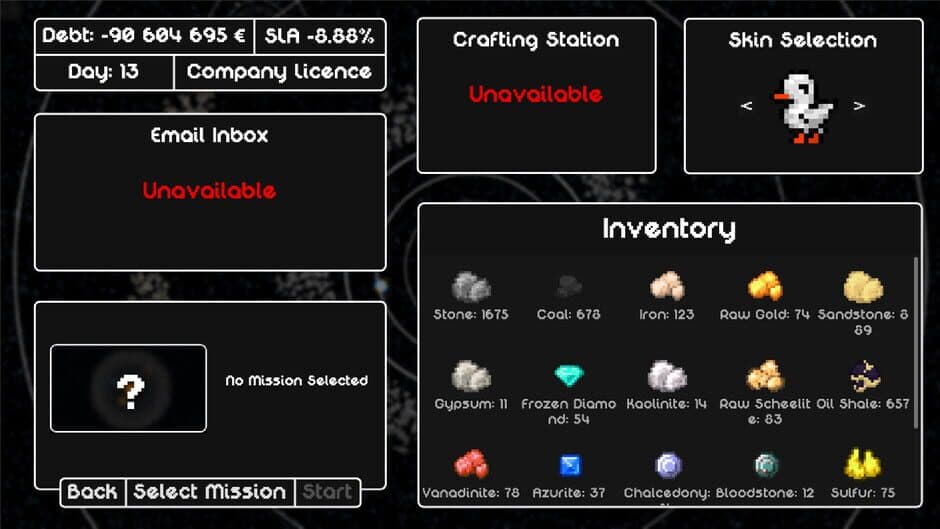 Duck the Miner screenshot