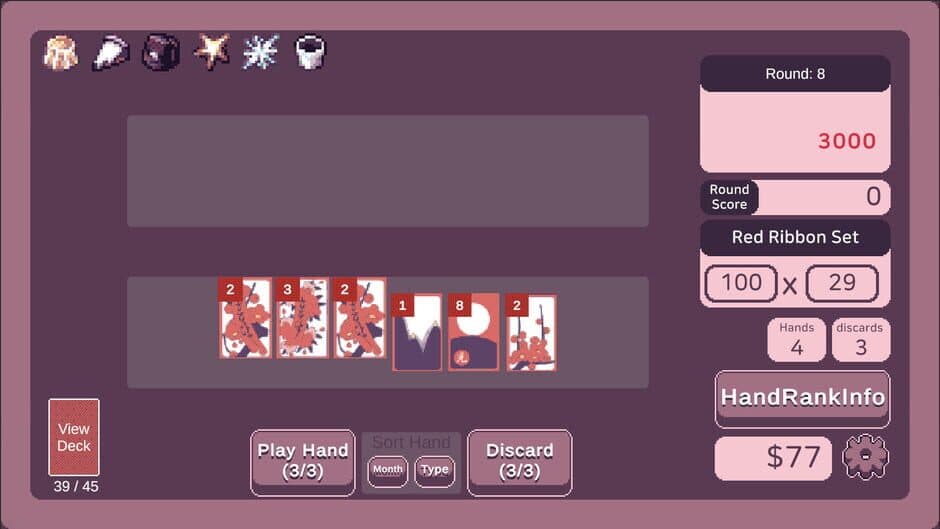 Rogue Hanafuda screenshot
