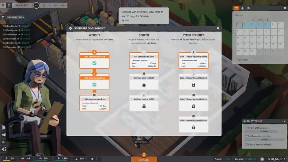 E-Shop Tycoon screenshot