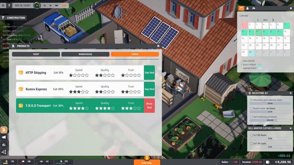 E-Shop Tycoon screenshot