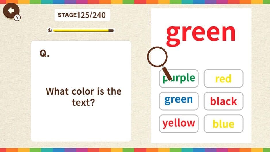 Color Mismatch Brain Quiz screenshot