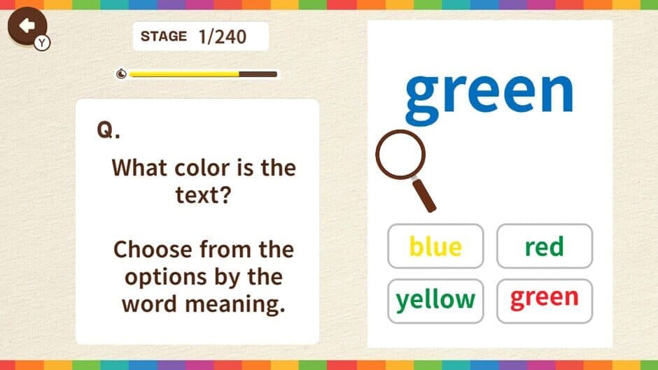 Color Mismatch Brain Quiz screenshot