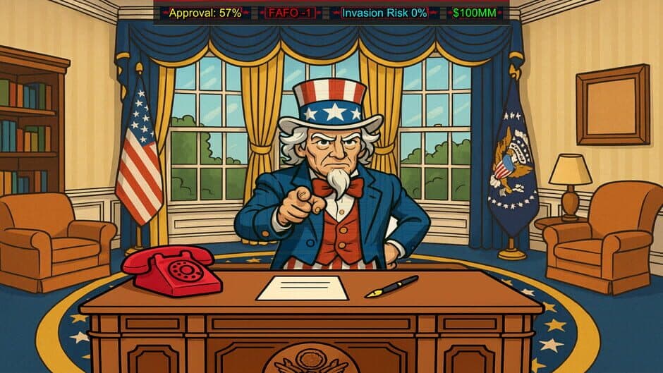 FAFO Executive Order Simulator screenshot