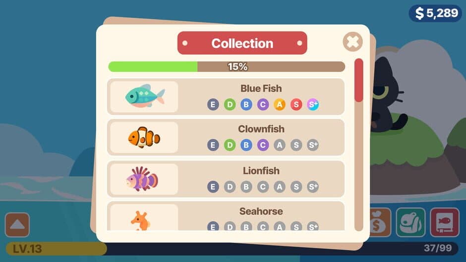 Desktop Fishing Cat screenshot