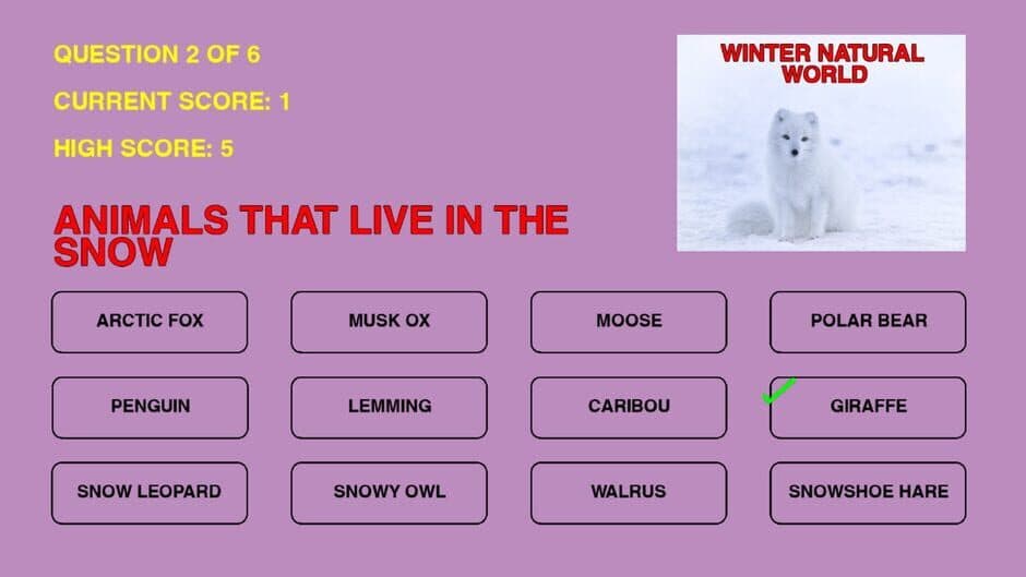 Odd One Out Christmas screenshot