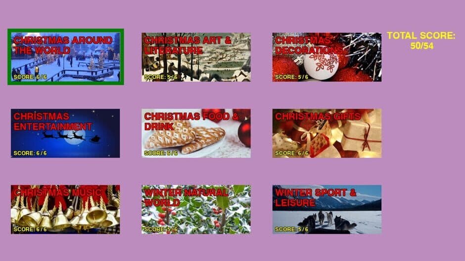 Odd One Out Christmas screenshot