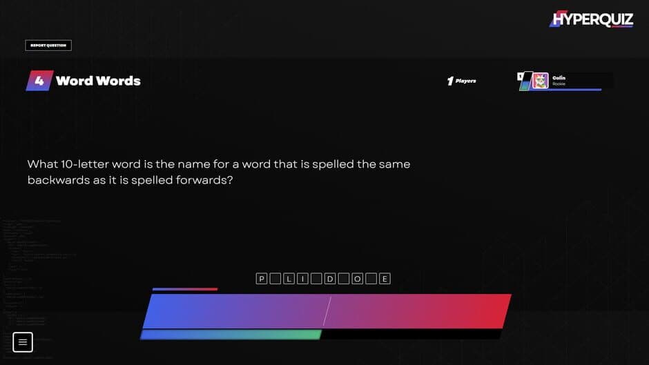 Hyperquiz screenshot