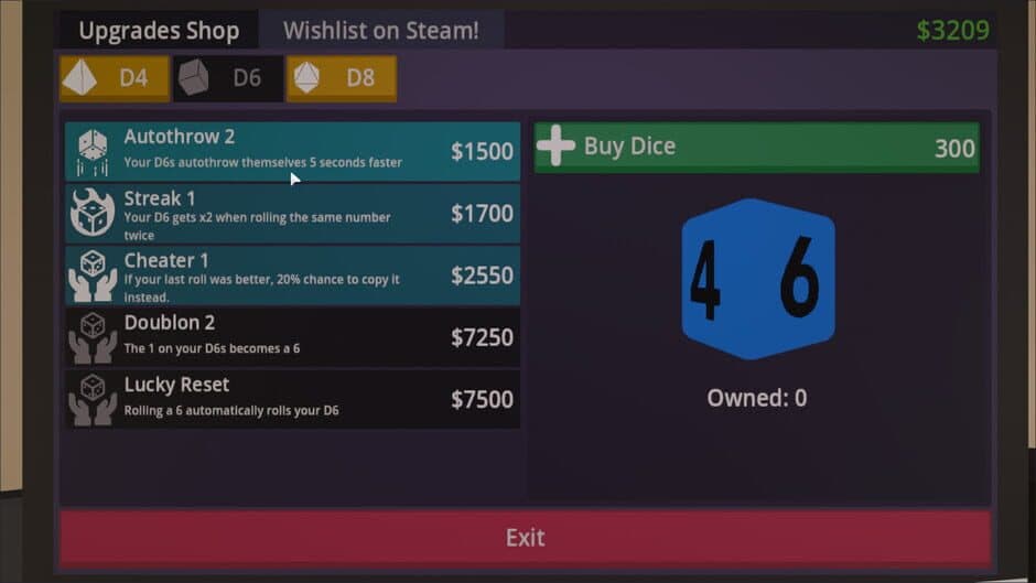 Dice Roller Incremental screenshot