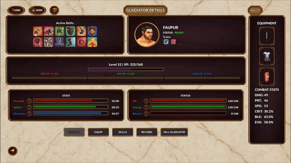 Gladiator Command screenshot