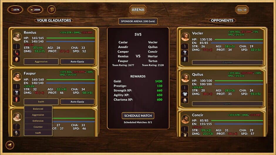 Gladiator Command screenshot