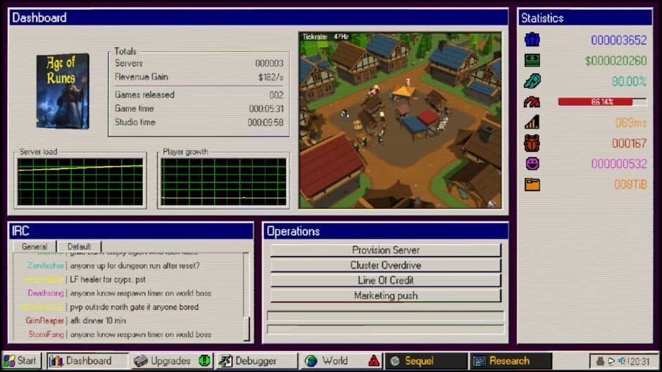 MMO98 screenshot