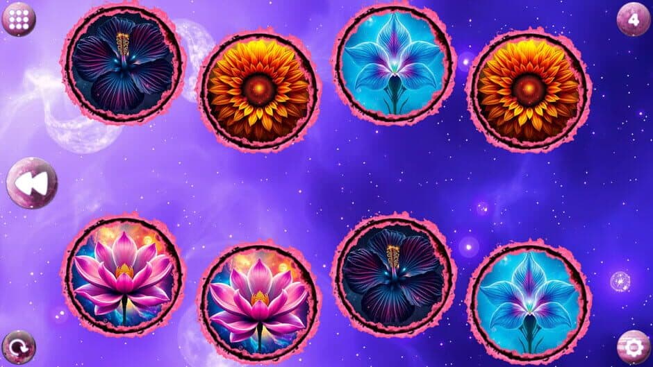 Space Memory: Flowers screenshot