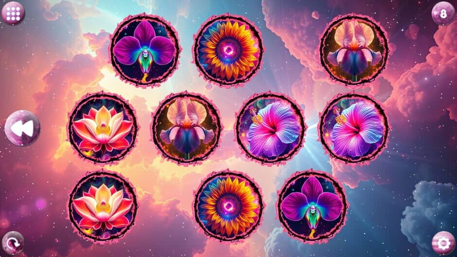 Space Memory: Flowers screenshot