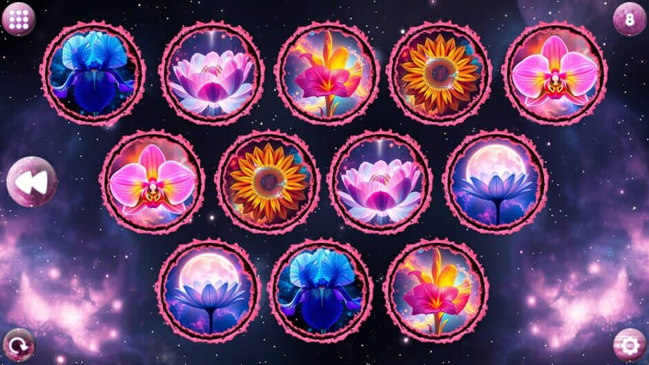 Space Memory: Flowers screenshot