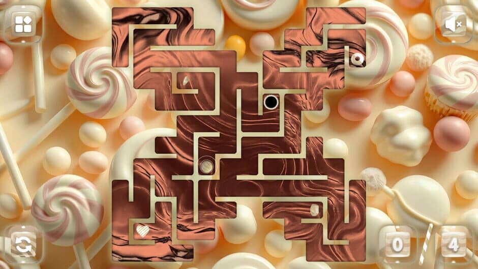 Sweetie Candy Maze: White Chocolate screenshot