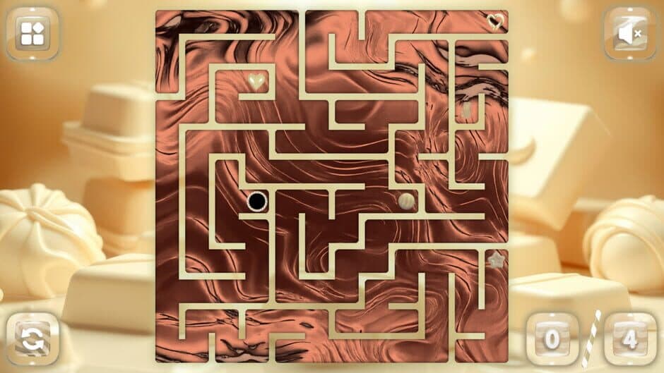 Sweetie Candy Maze: White Chocolate screenshot