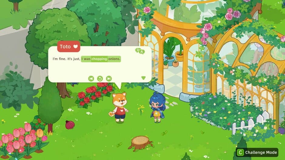 Blossom’s Grove: An English-learning Game screenshot