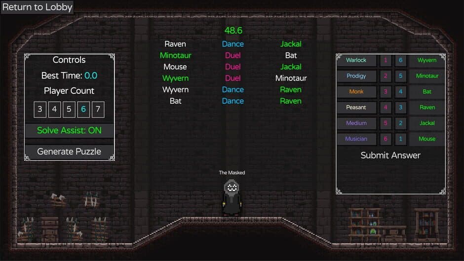 Behind the Masks screenshot