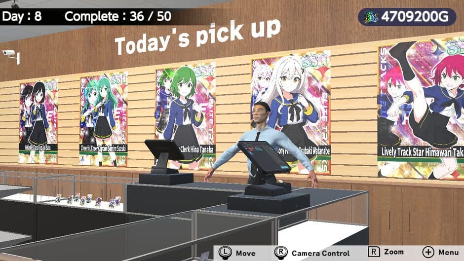 Schoolgirl Card Pull Simulator screenshot