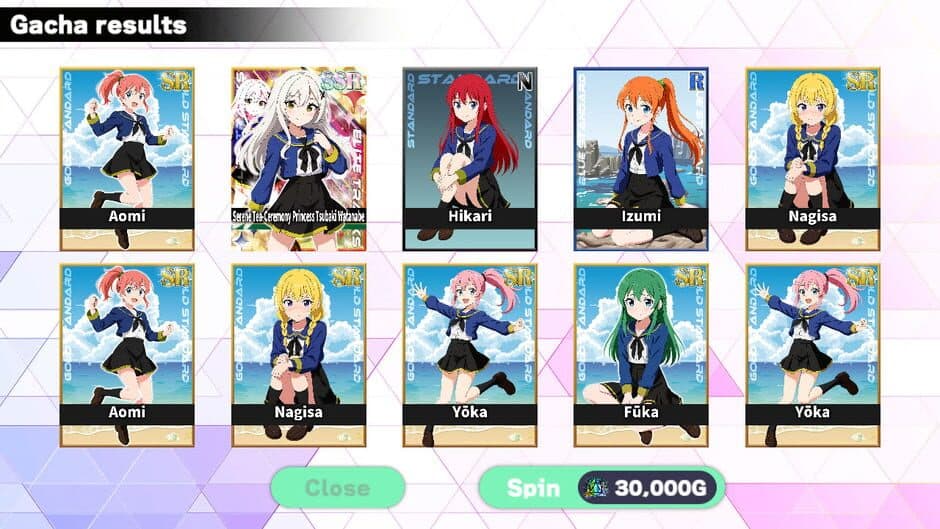 Schoolgirl Card Pull Simulator screenshot