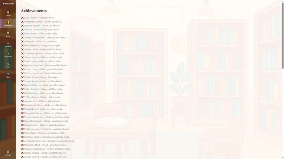Idle Library screenshot