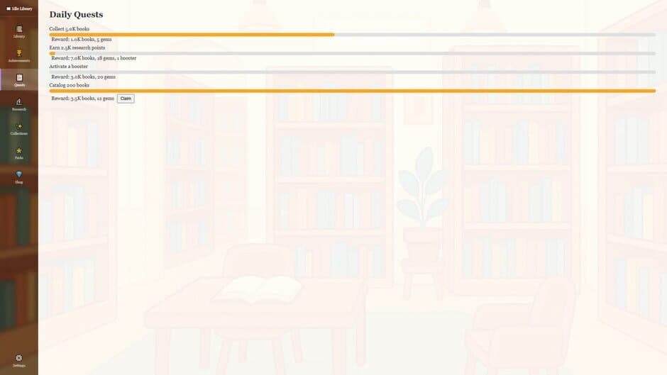 Idle Library screenshot