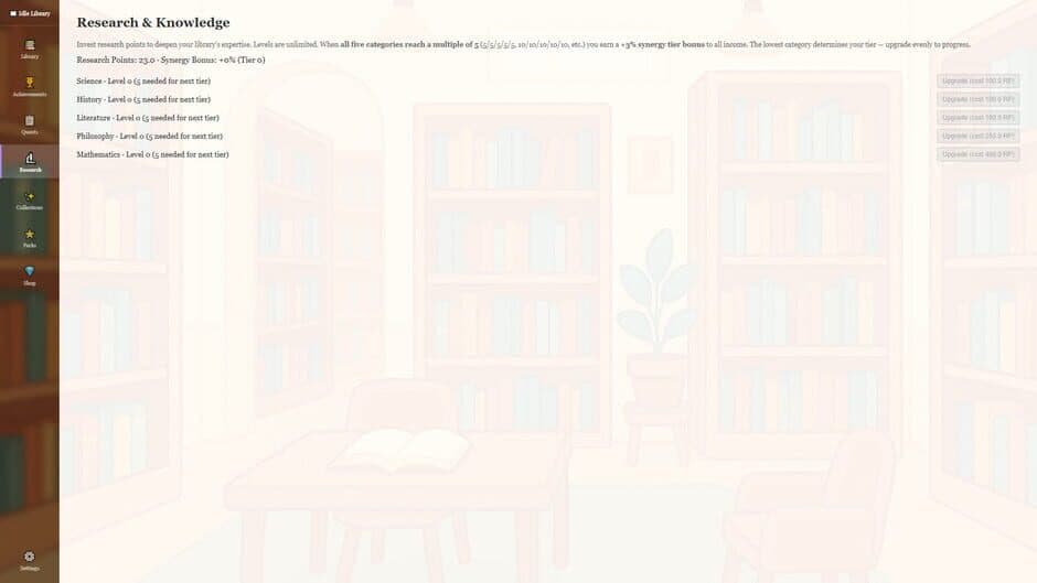 Idle Library screenshot