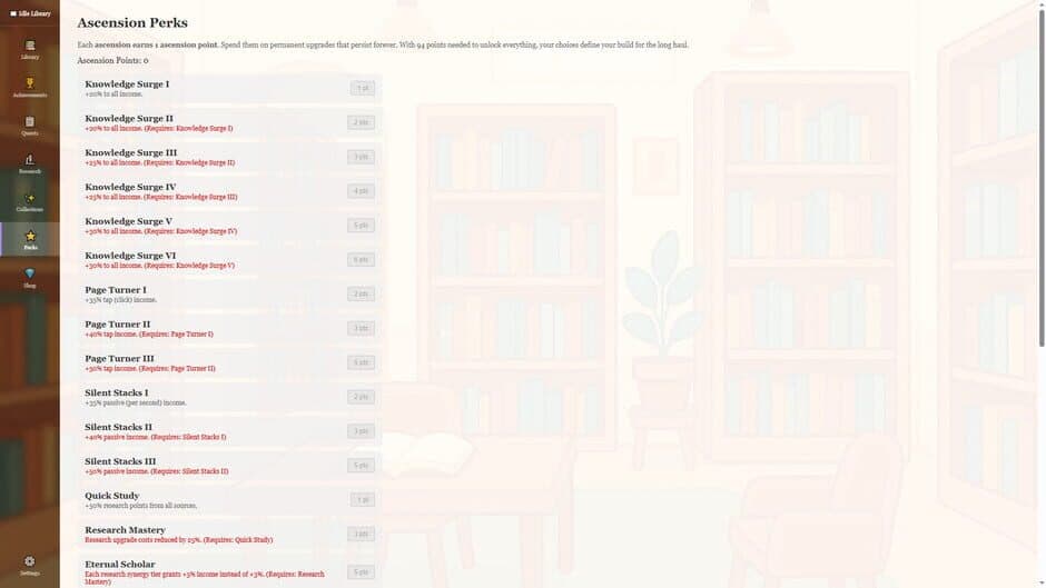 Idle Library screenshot