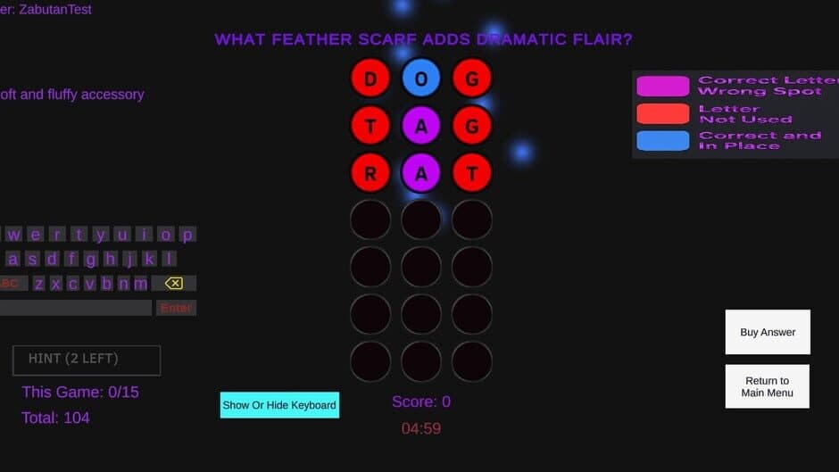 Word Charades screenshot