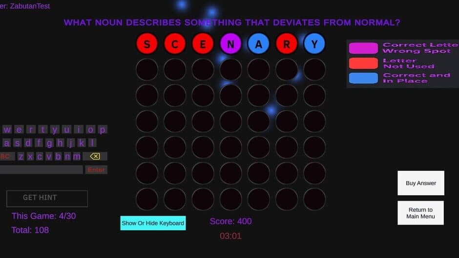 Word Charades screenshot