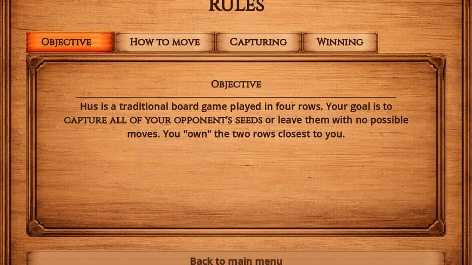 Hus: The 4-Row Mancala screenshot