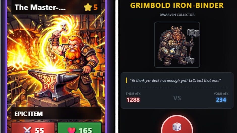 Divide TCG screenshot