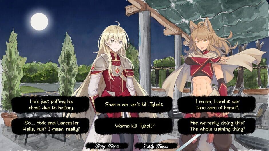 Paper Shakespeare 3: Girl Werewolf Hamlet Absolutely Solves the War of the Roses screenshot