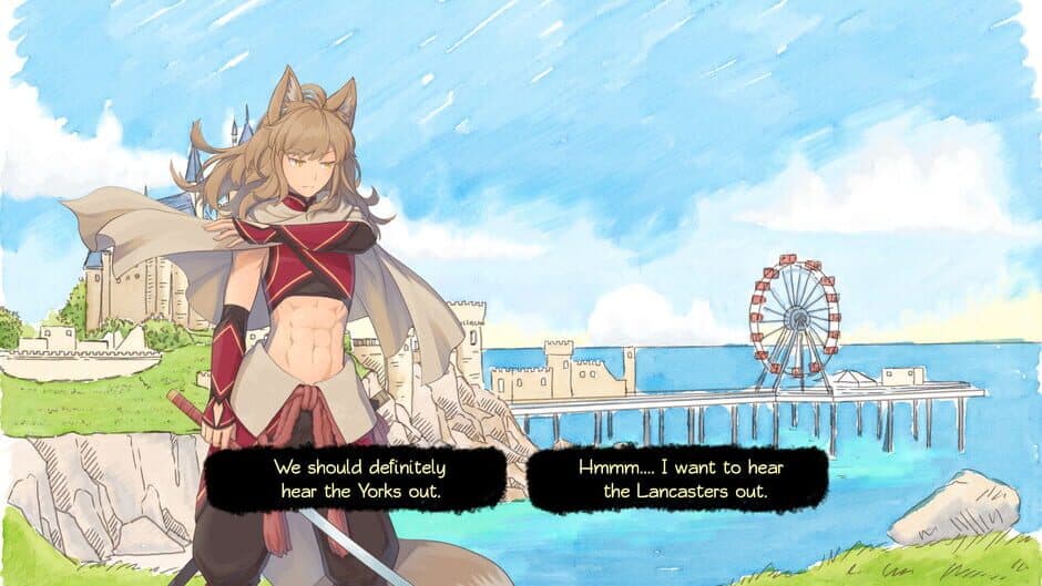 Paper Shakespeare 3: Girl Werewolf Hamlet Absolutely Solves the War of the Roses screenshot