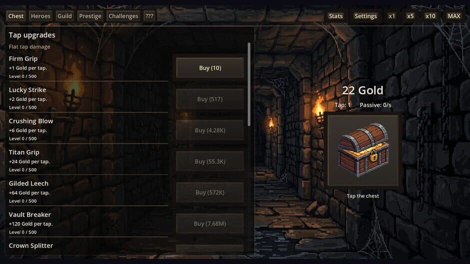 Treasure Clicker screenshot
