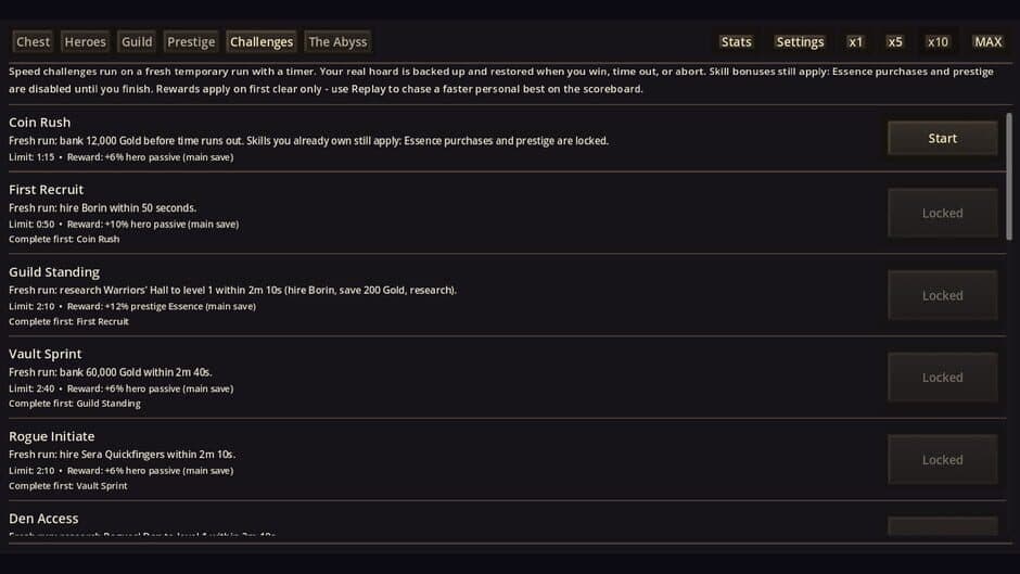 Treasure Clicker screenshot