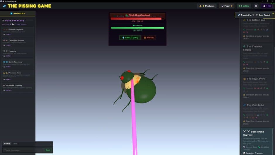 The Pissing Game screenshot