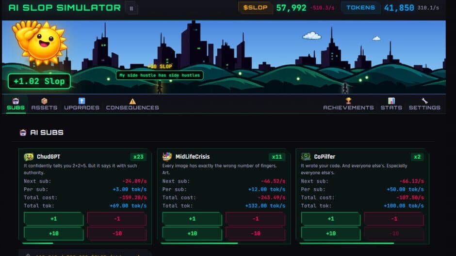 AI Slop Simulator screenshot