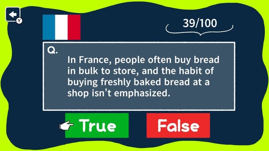 Amazing Facts World Culture True or False Quiz screenshot