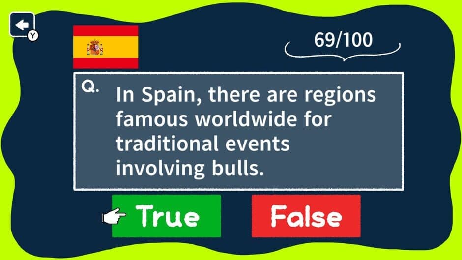 Amazing Facts World Culture True or False Quiz screenshot