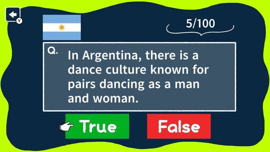 Amazing Facts World Culture True or False Quiz screenshot