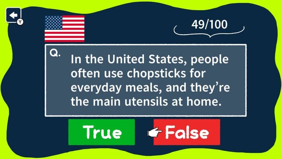 Amazing Facts World Culture True or False Quiz screenshot