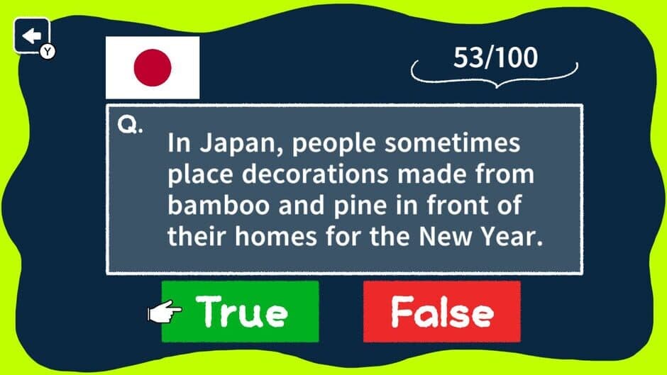Amazing Facts World Culture True or False Quiz screenshot
