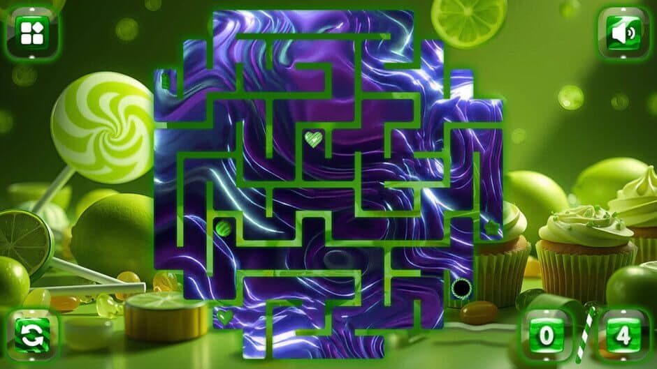Sweetie Candy Maze: Lime screenshot