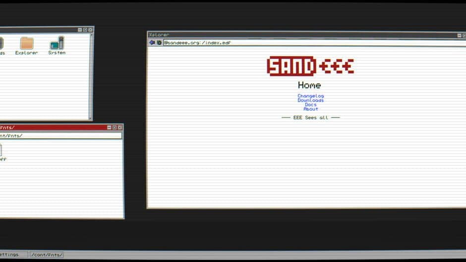 SandEEE screenshot