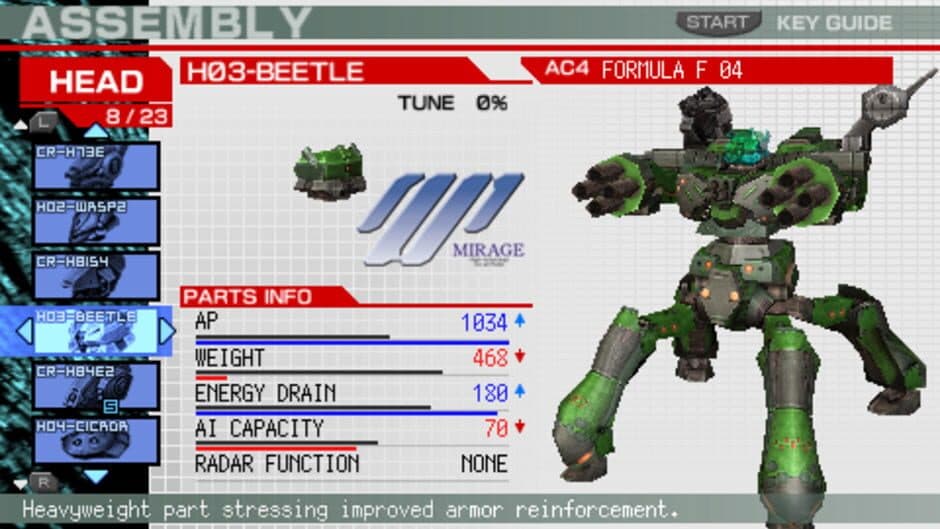 Armored Core: Formula Front screenshot