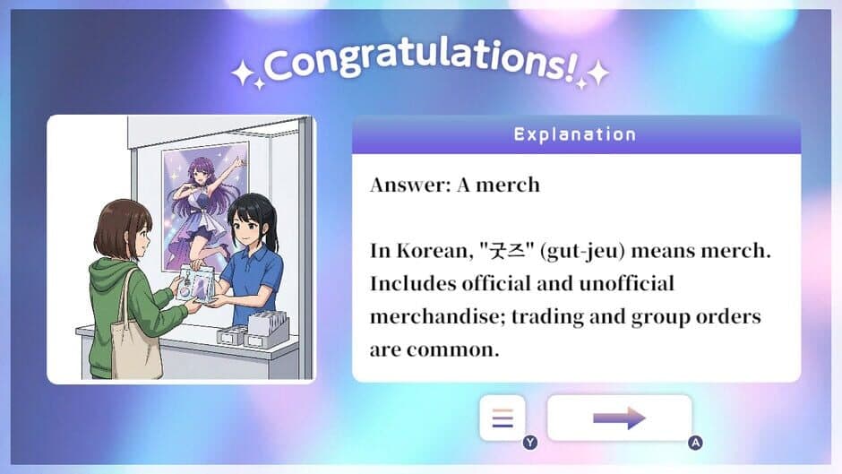 K-Pop Fandom Korean Quiz screenshot